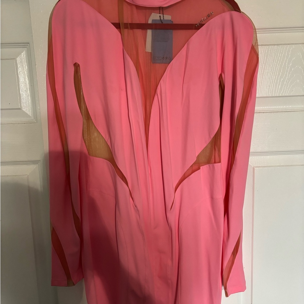 Mugler x h&m dress